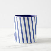 Tasse mit blauen Streifen. (Mittel)