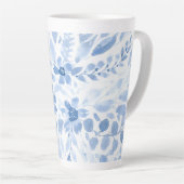 Tasse mit blauen und weißen Blume (Rechte Ecke)
