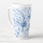 Tasse mit blauen und weißen Blume (Linke Ecke)