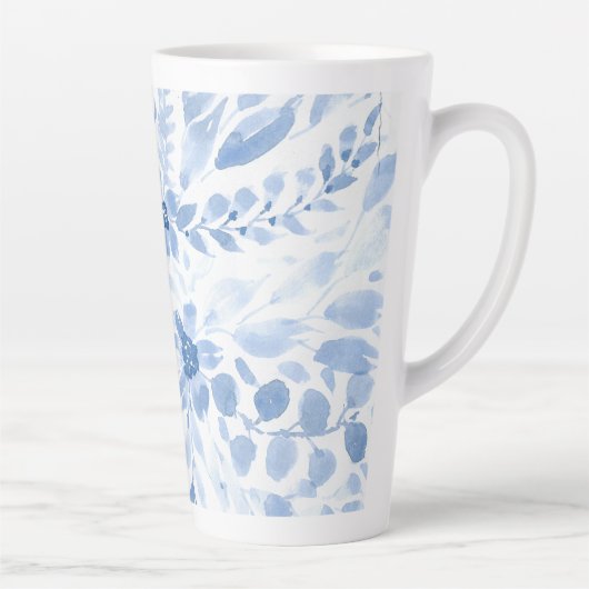 Tasse mit blauen und weißen Blume (Rechts)