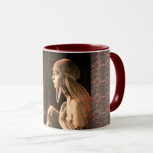 Tasse mit Blick auf den Vintagen Tänzer Kyra aus d