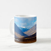 Tasse mit Blick auf Glen Etive, Schottland (Vorderseite Links)