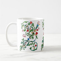 Tasse mit Blumen