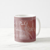 Tasse mit Blumen - individuell anpassbar (VorderseiteRechts)