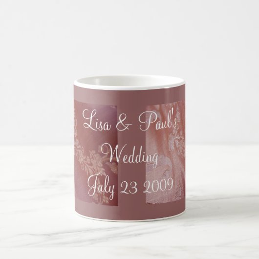 Tasse mit Blumen - individuell anpassbar (Mittel)
