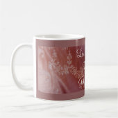 Tasse mit Blumen - individuell anpassbar (Links)