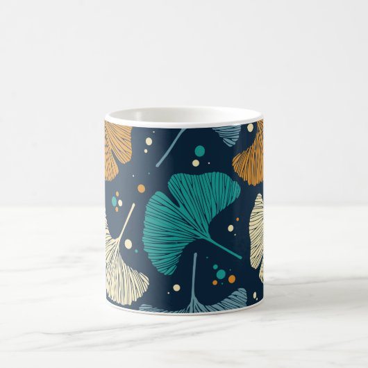 Tasse mit Blumenblättern (Mittel)