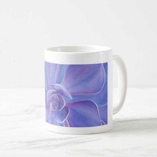 Tasse mit Blumendesign (VorderseiteRechts)