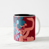 Tasse mit Blumenmotiv (VorderseiteRechts)