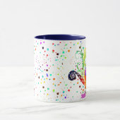 Tasse mit Blütenechse (Zentrum)