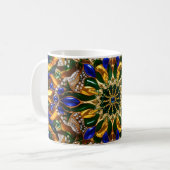Tasse mit brasilianischem Farbdesign (Vorderseite Links)