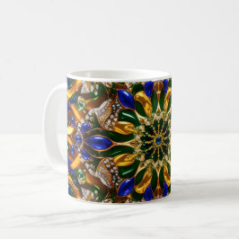 Tasse mit brasilianischem Farbdesign
