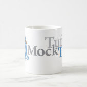 Tasse mit Brown und blaues Logo und Text (Mittel)