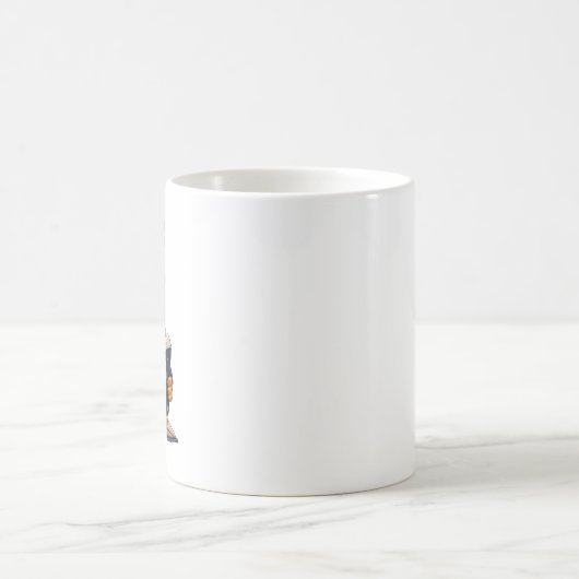 Tasse mit Buchlesedesign (Mittel)