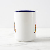 Tasse mit Buchstabe A und Sonnenblumen (Mittel)