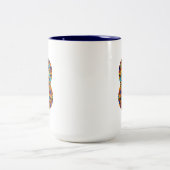 Tasse mit Buchstabe B und Sonnenblumen (Mittel)