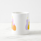 Tasse mit bunten Kürbissen (Mittel)