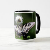 Tasse mit Butterfly & Fly auf Wildblume (VorderseiteRechts)