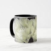 Tasse mit Cactus Blume in Creme & Black (Vorderseite Links)