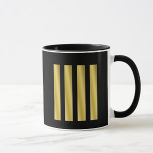 Tasse mit Captain Gold Stripes