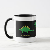 Tasse mit Cartoon-Dinosauriern (Links)