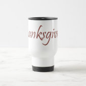 Tasse mit Cartoon Erntedank Truthahn (Mittel)