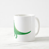 Tasse mit Cartoon-T-Rex (VorderseiteRechts)