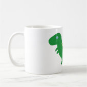 Tasse mit Cartoon-T-Rex (Links)