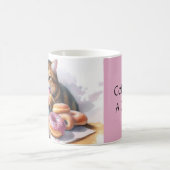 Tasse mit Cat and Donuts - Kaffee & Donut (Mittel)