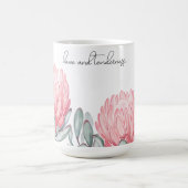 Tasse mit charmanten, delikaten Blume. (Mittel)