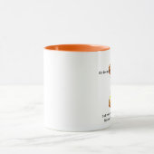 Tasse mit chinesischem Sprichwort über Zeit (Zentrum)