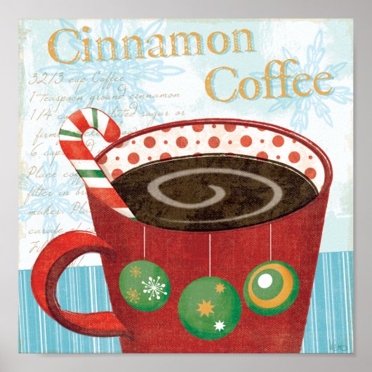 Tasse mit Cinnamon Poster (Vorne)