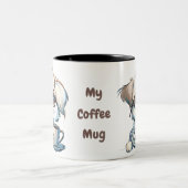 Tasse mit Cite Welpen (Mittel)