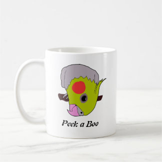 Tasse mit cockatiel Sprichwort Flüchtige Blick - e