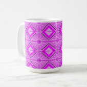 TASSE MIT COOLER LILA-MIX-KUNST (Vorderseite Links)