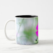 Tasse mit Cosmea-Blüte und Psalm (Links)