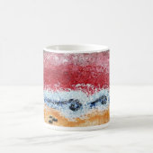 Tasse mit Crashing Waves in Red & Blue (Mittel)