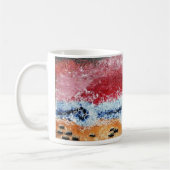 Tasse mit Crashing Waves in Red & Blue (Links)