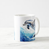 Tasse mit Delfindesign (VorderseiteRechts)