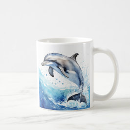 Tasse mit Delfindesign