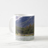 Tasse mit dem Foto Alaska, Gebirge, Fluss (Vorderseite Links)