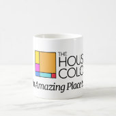 Tasse mit dem Haus des Farblogos (Mittel)