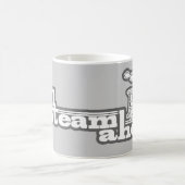 Tasse mit dem Logo "full dampfahead" (Mittel)