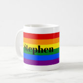 Tasse mit dem Namen des Rainbow Prilag (Vorderseite Links)
