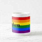 Tasse mit dem Namen des Rainbow Prilag (Mittel)