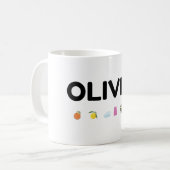 Tasse mit dem Namen Olivia (Vorderseite Links)
