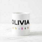 Tasse mit dem Namen Olivia (Mittel)