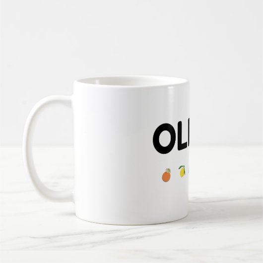Tasse mit dem Namen Olivia (Links)