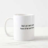 Tasse mit dem Scripture und Sonnenuntergang (Links)