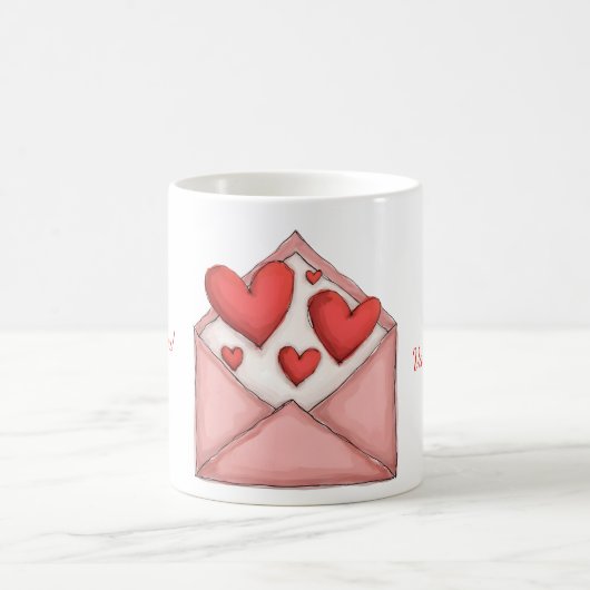 Tasse mit dem Valentinstag-Design (Mittel)